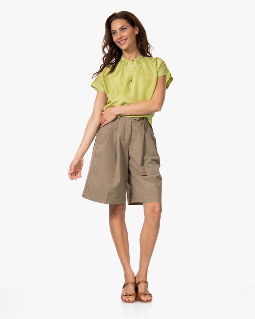 Zijden Blouse Kiwi