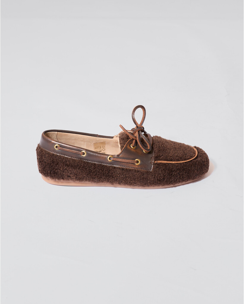 Boat Loafer Alpina Donker Bruin