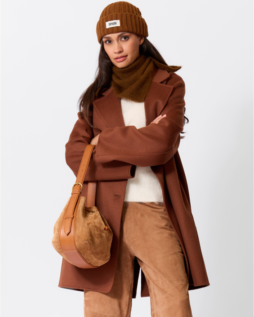 Eani Muts met Logo Cognac