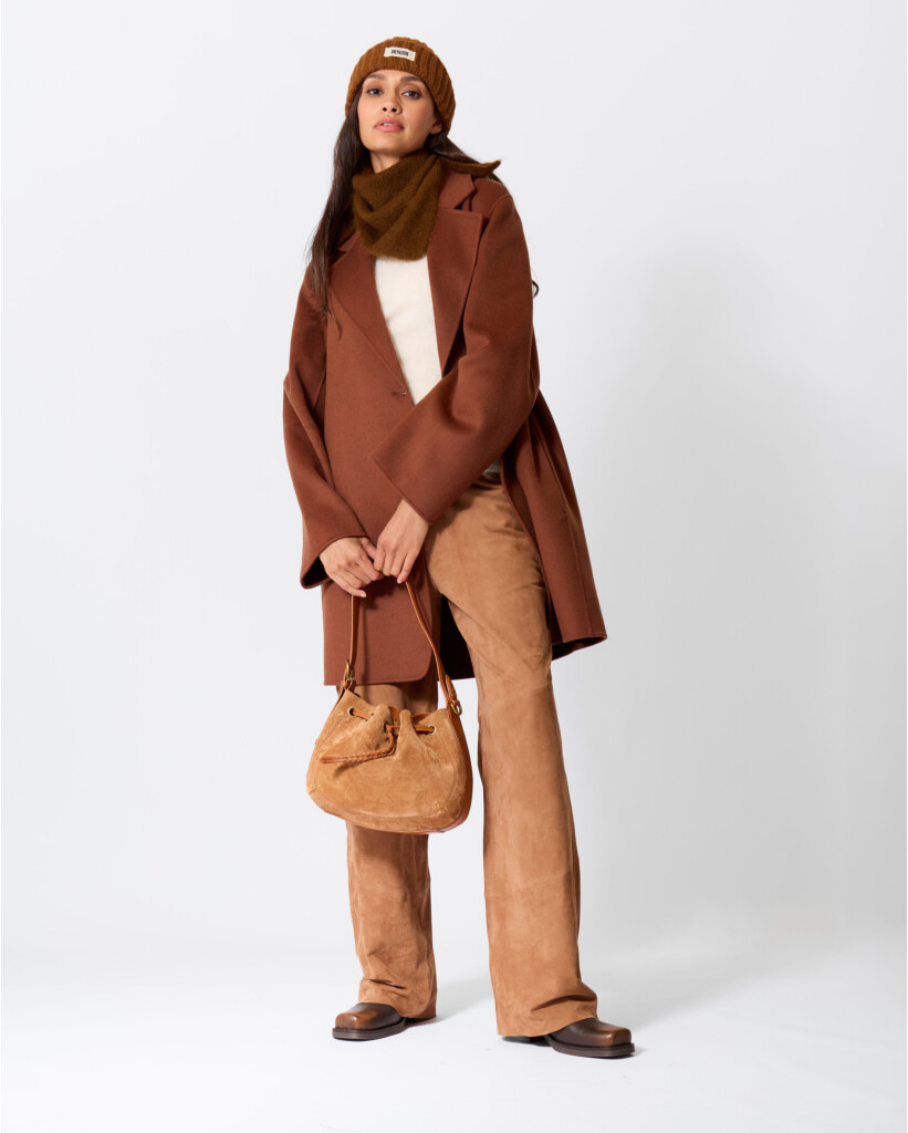 Eani Muts met Logo Cognac