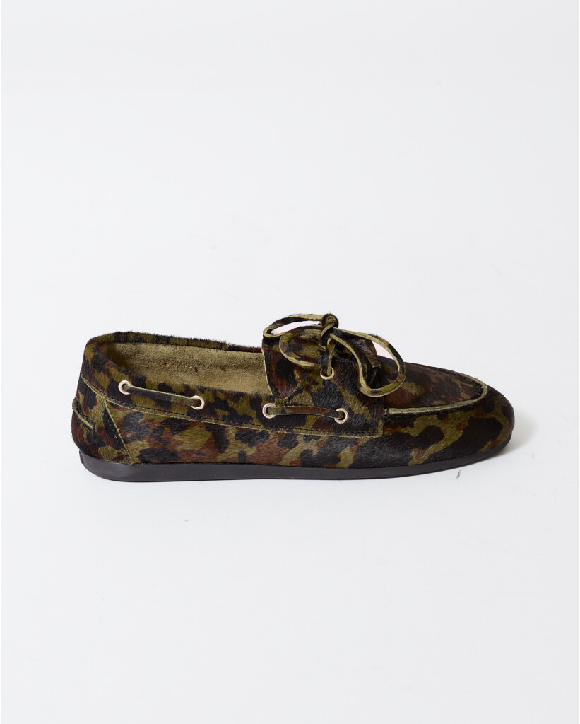 Boat Loafer Camouflage Groen