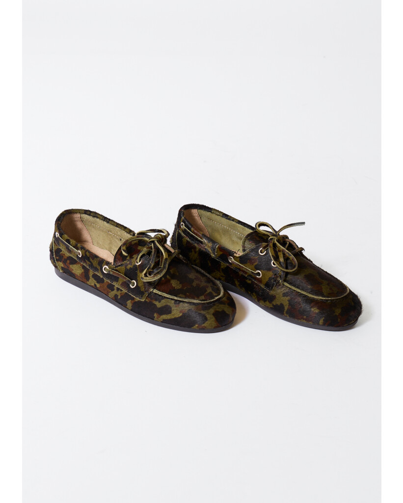 Boat Loafer Camouflage Groen