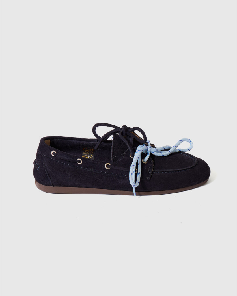 Boat Loafer Suede Royal