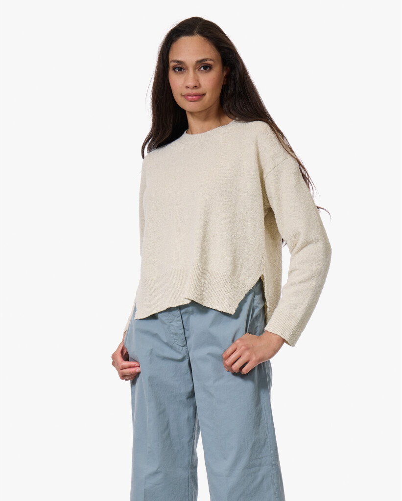 Linnenmix Trui Off-white