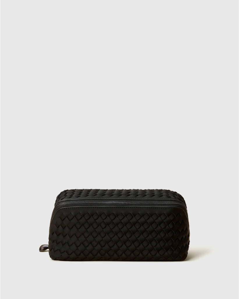 Caravan Medium Costmetic Case Onyx