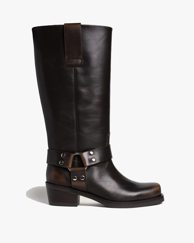 Texas Boot Leer Koffie Bruin