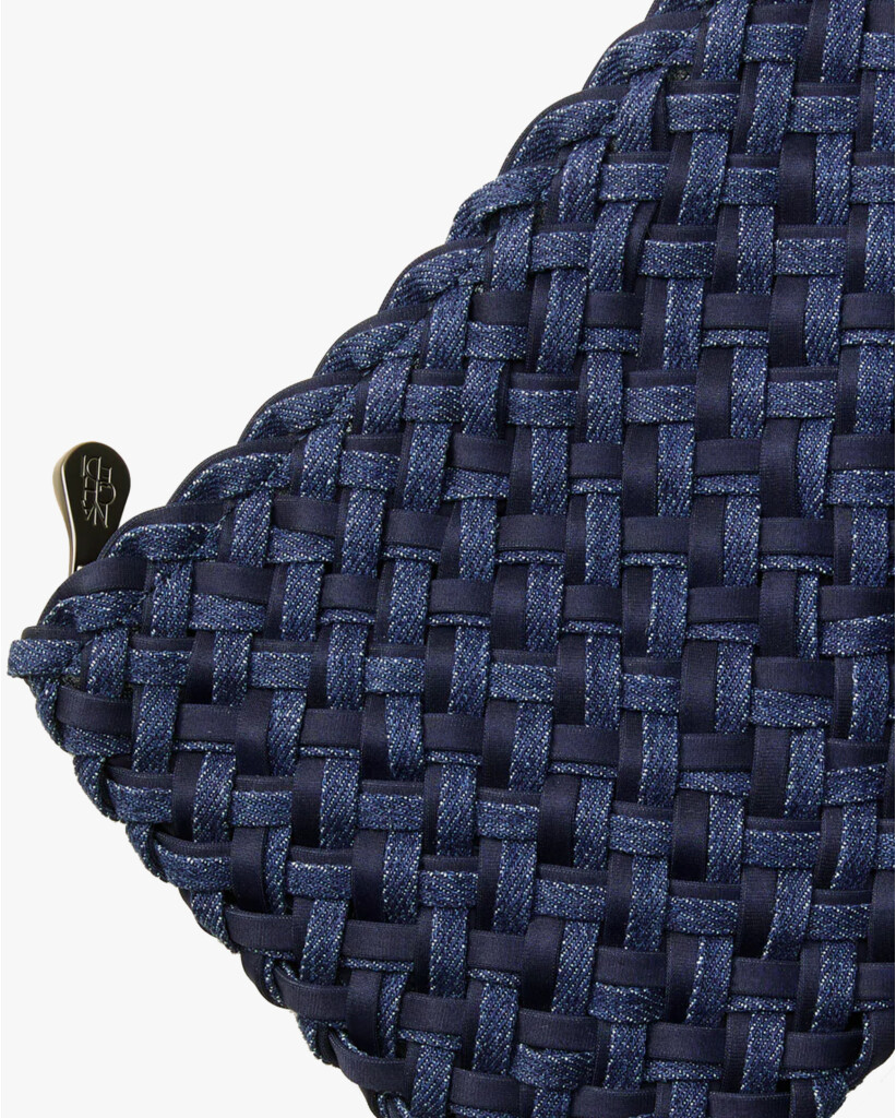 St. Barths Medium Tote Double Weave Denim