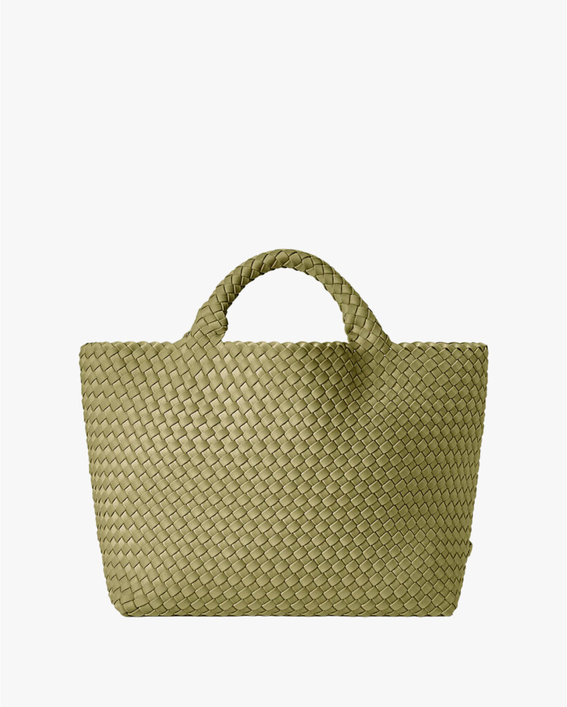 St. Barths Medium Tote Bottle Green