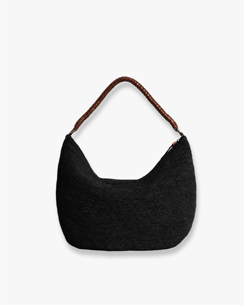 Utopia Tas Raffia Zwart