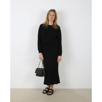 Lisa Yang Katie Knitted Rok Black