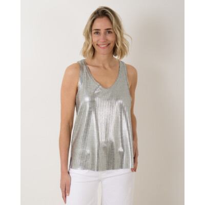 Drykorn Aminah Top Silver