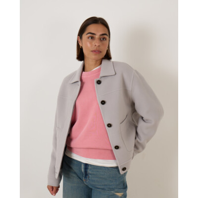 Closed Blouson Jacket Grey Mud