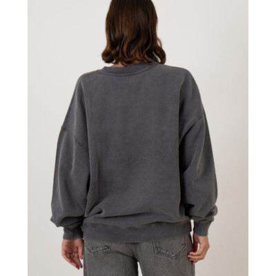 Anine Bing Miles NY sweater verwassen zwart