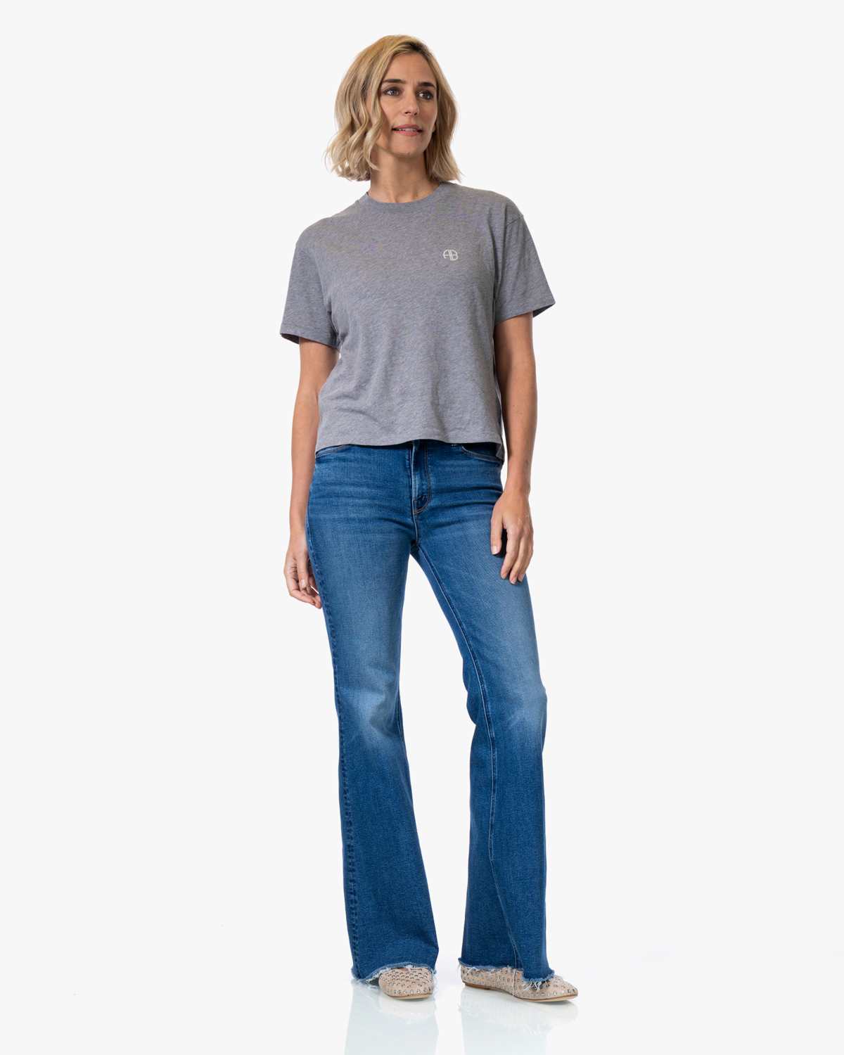 Anine Bing Wanger T-shirt Grijs
