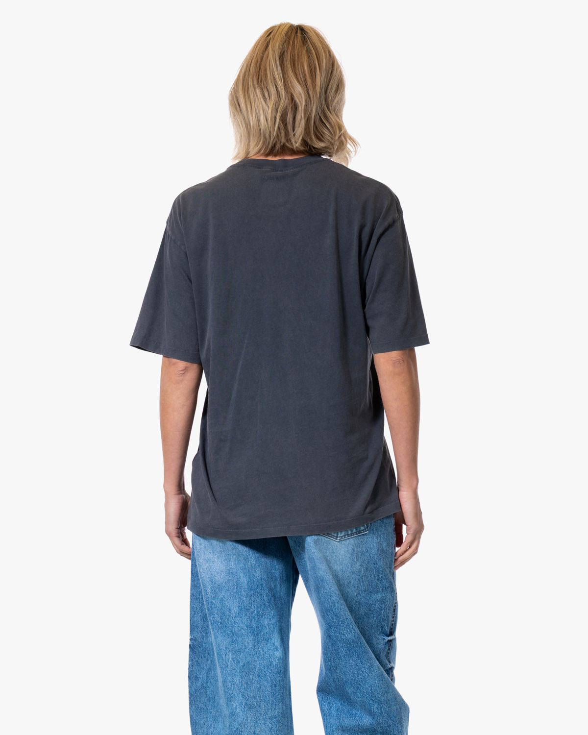 Anine Bing Kent T-Shirt Eagle Washed Black