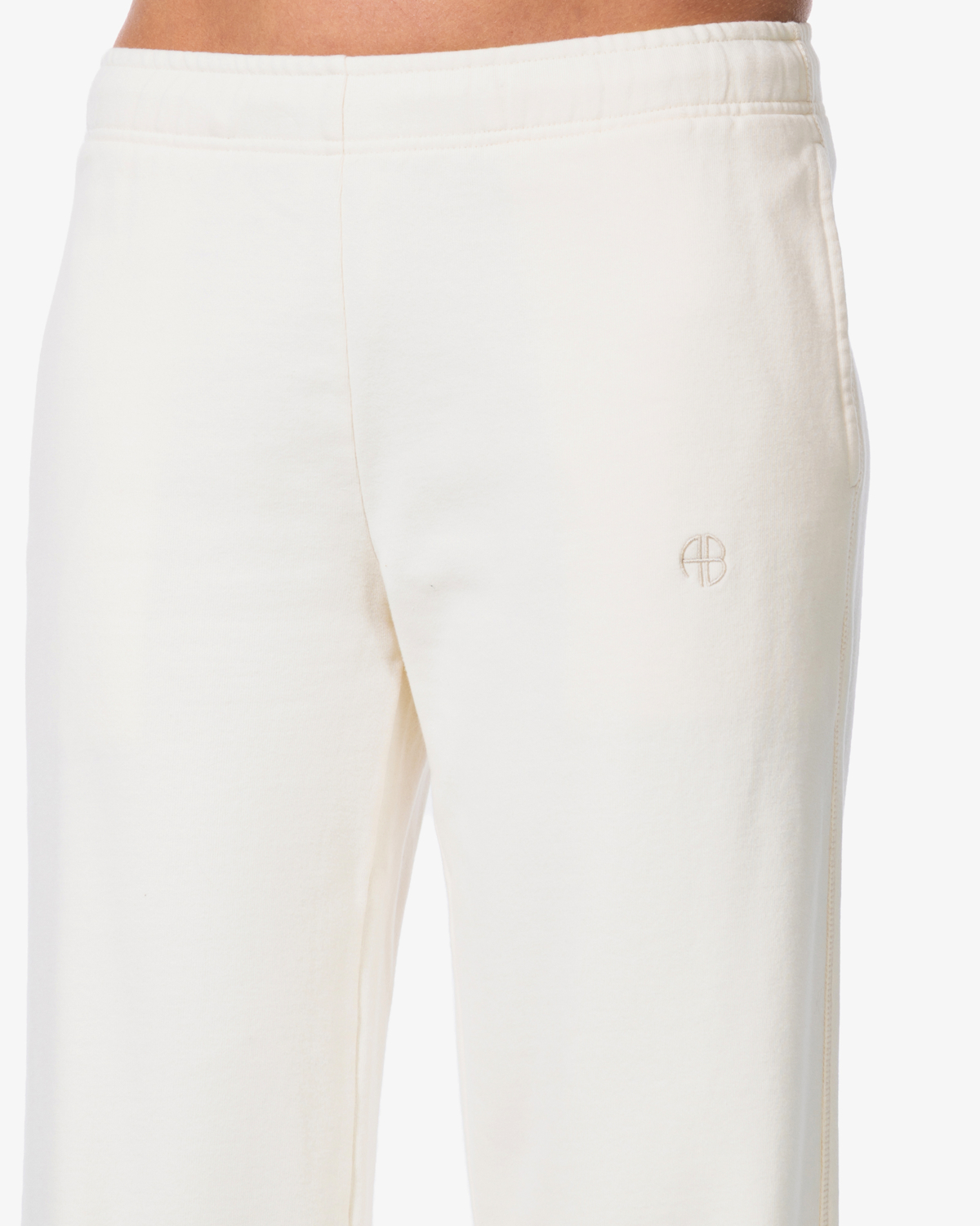 Anine Bing Kacey Sweatpant Cream
