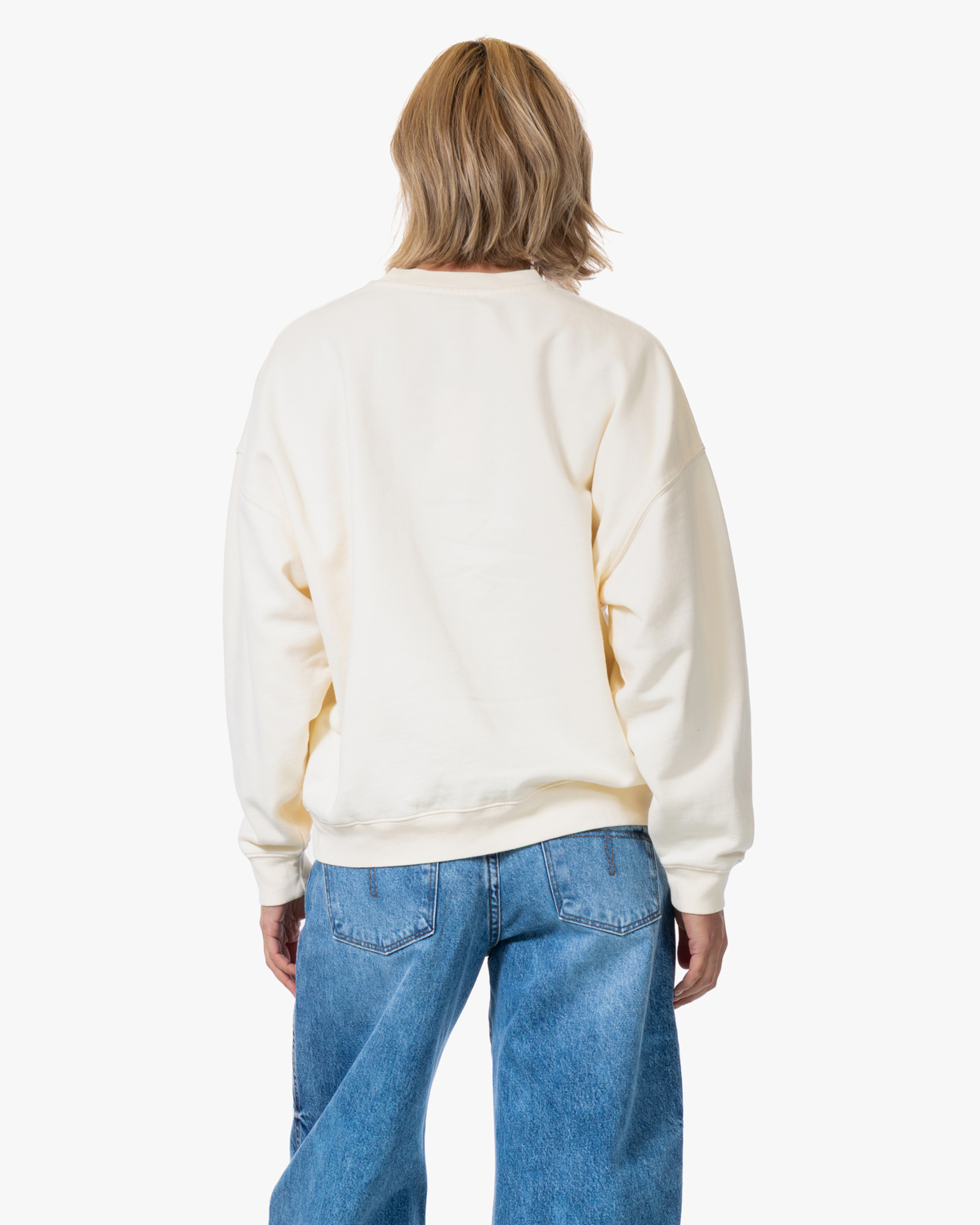 Anine Bing Miles Sweatshirt Cream