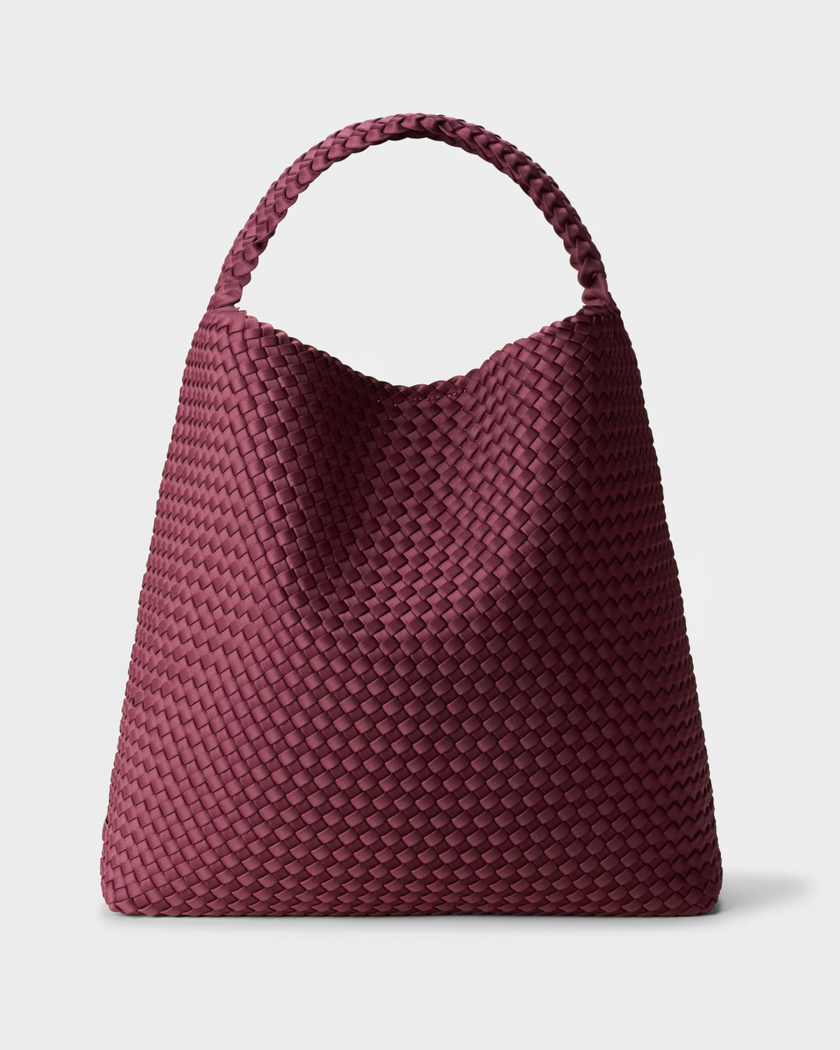 Naghedi Nomad Large Hobo Bag Bordeaux