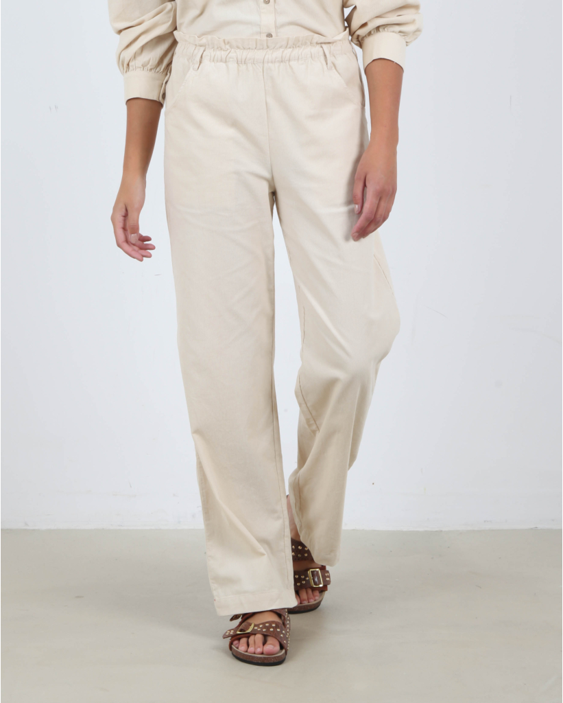 Tayte Pantalon Cream Cord