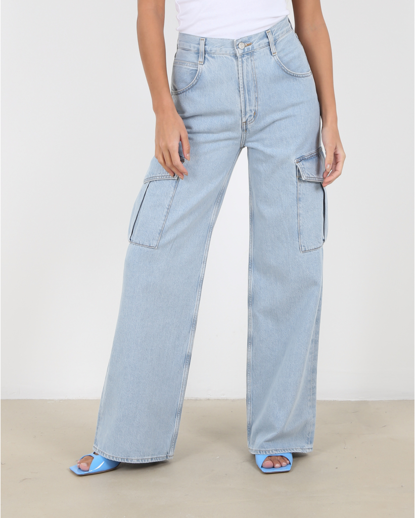 Minka Cargo Jeans Blauw 