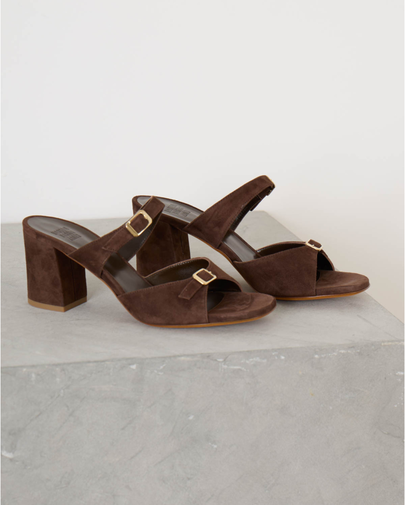Una Sandal Suede Molten