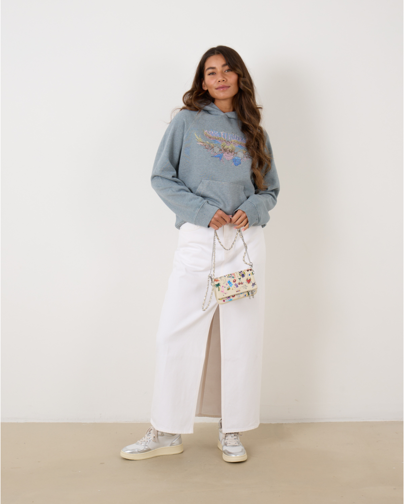 Leif Denim Maxi Rok Milkshake