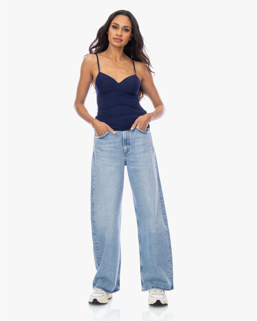 Allure Padded Bra Top Navy