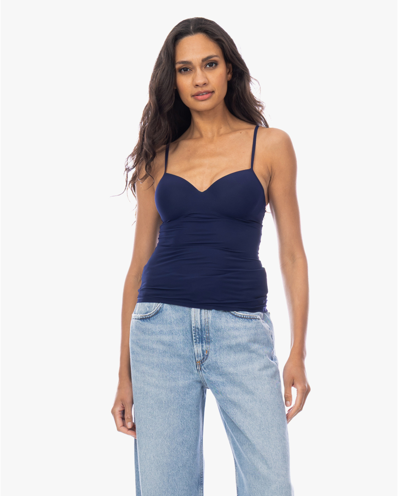 Allure Padded Bra Top Navy