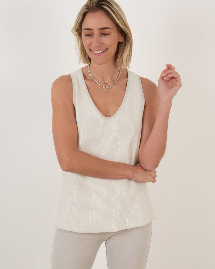 Aminah Top Off White