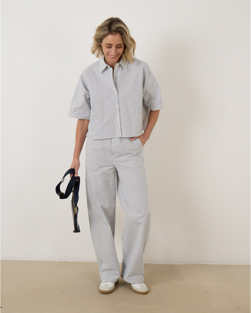 Consider Pants Blue Stripe