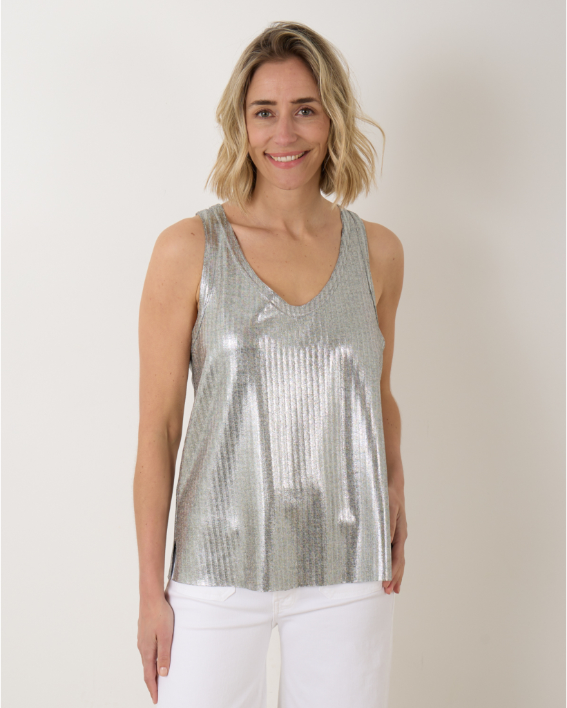 Aminah Top Silver