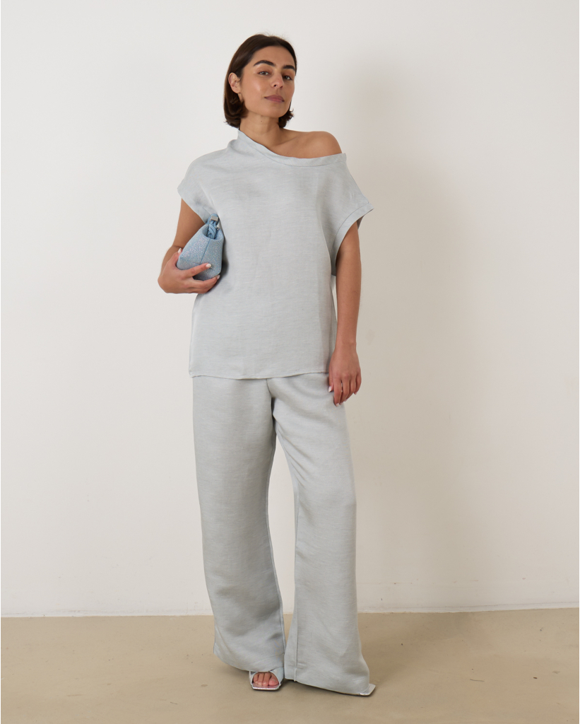 Bruce Pants Silver Blend