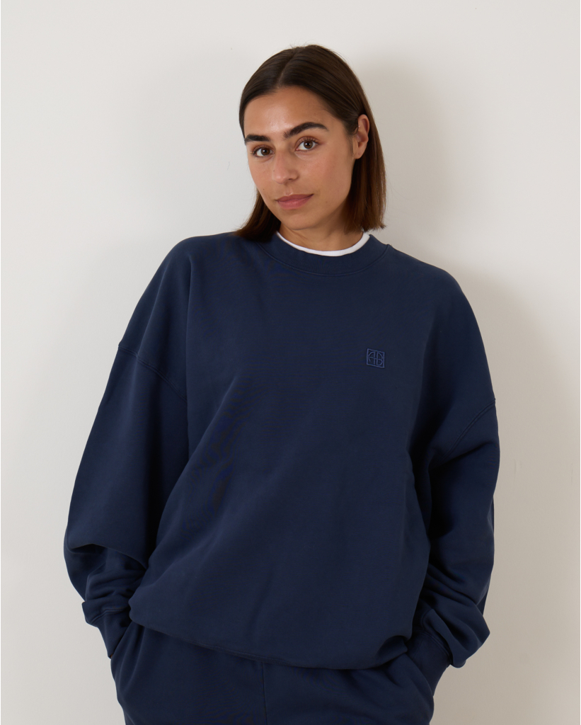 Miles Sweatshirt Dark Blue