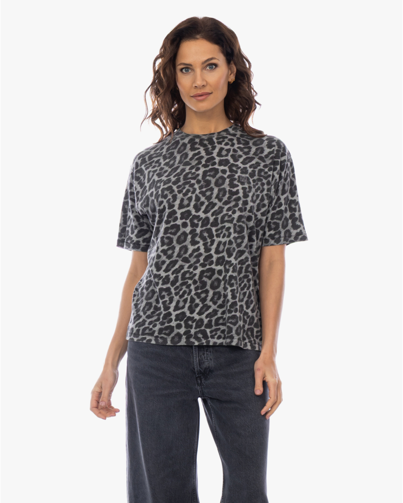 Cohen shirt leopard print grijs