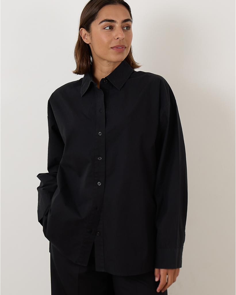 James Blouse Zwart