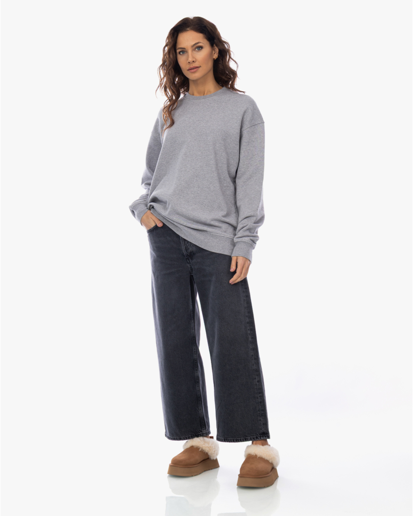 Harper Oversized Sweater Grijs