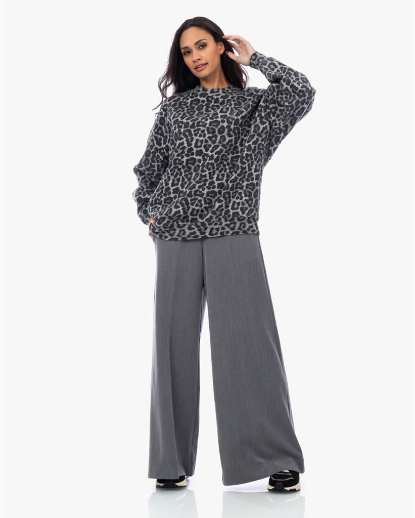 Woody Pantalon Grijs