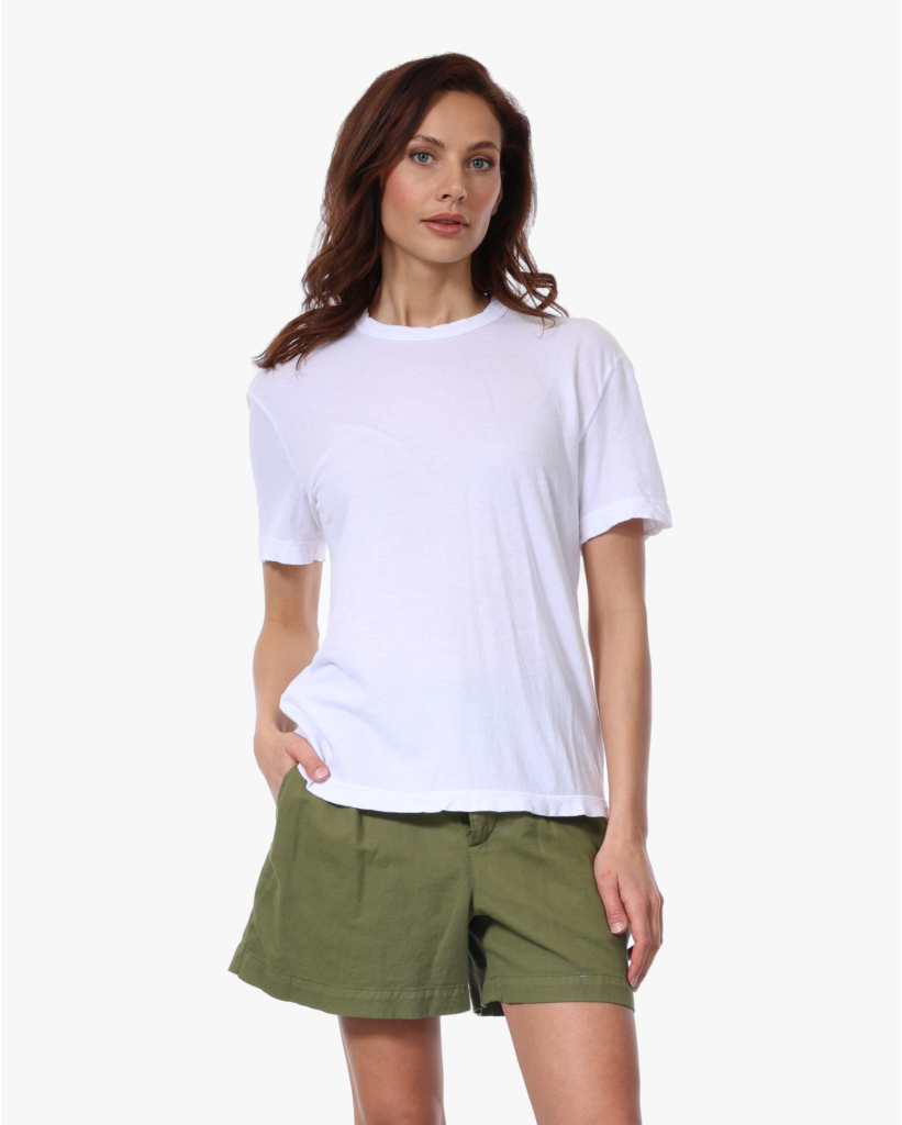 Sheer T-shirt Wit