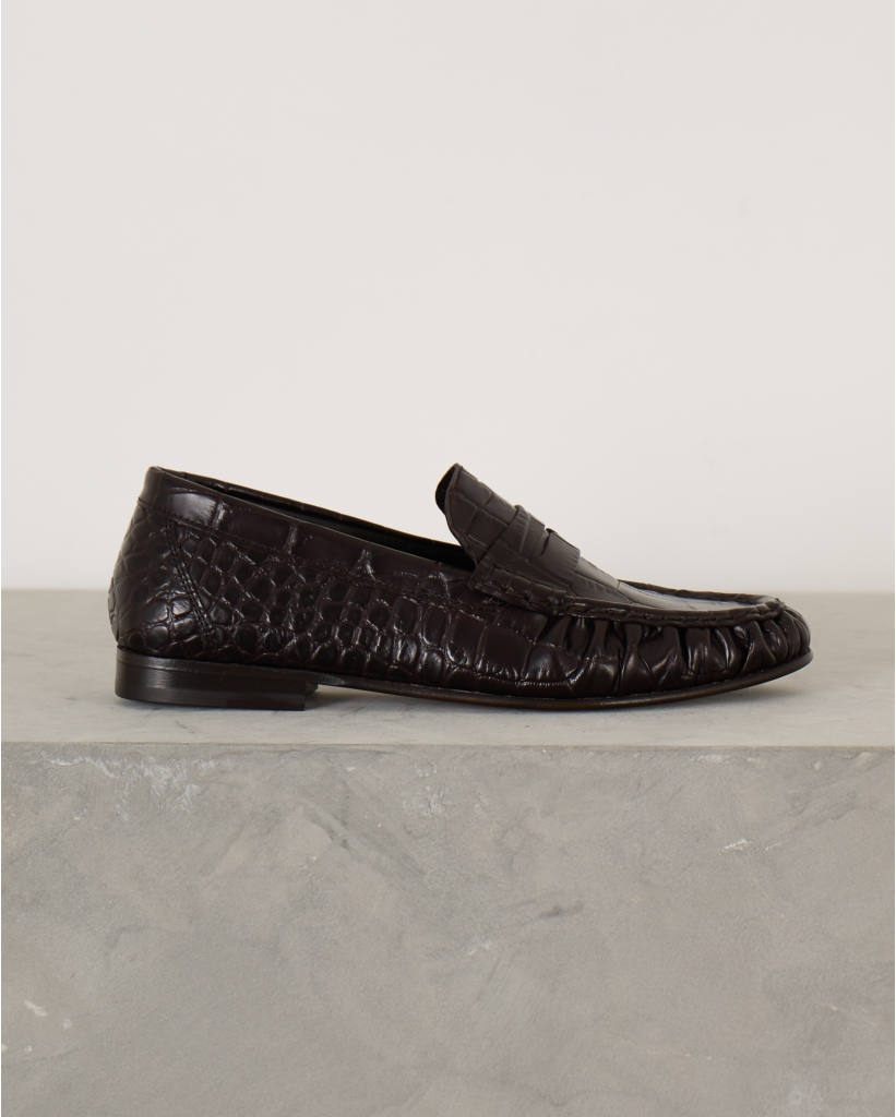 Penny Loafer Wrinkle Cacao