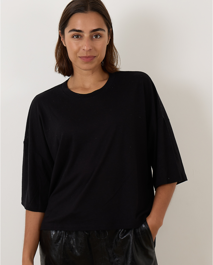 Klaxon T-shirt Zwart