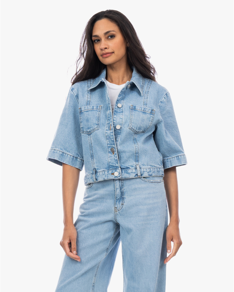 NO 05 Denim Jack Blauw 