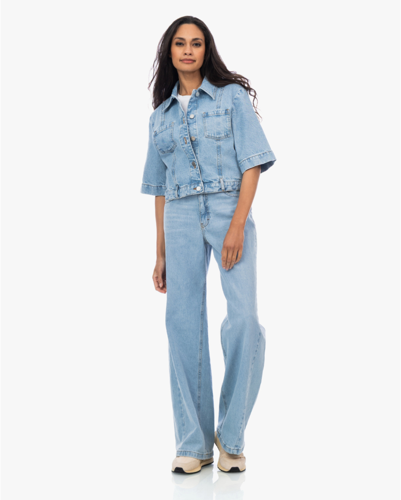 NO 05 Denim Jack Blauw 