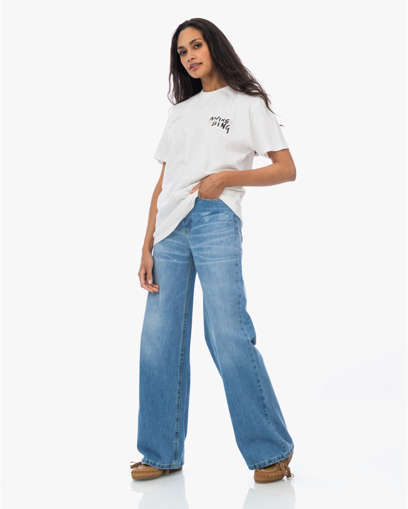 Skater Loose Wide Leg Jeans Blauw L32