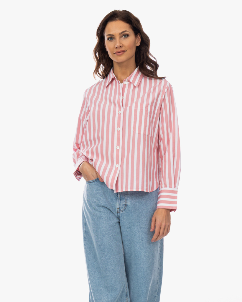 Monroe Blouse Gestreept Roze