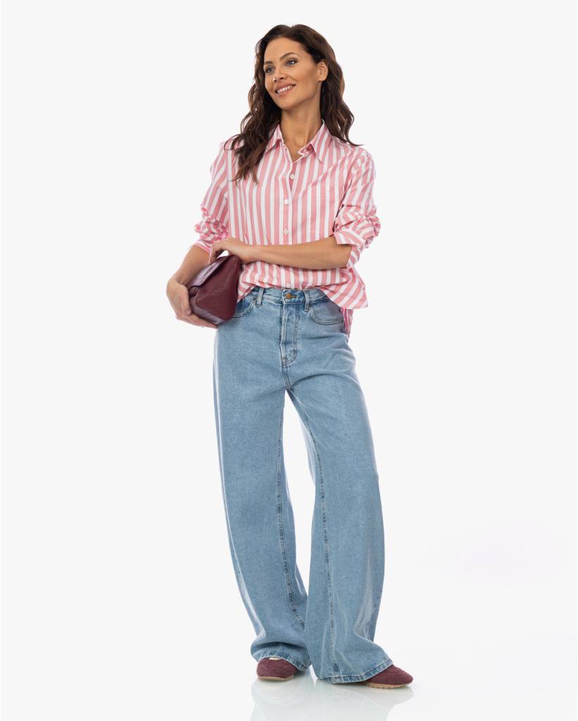 Monroe Blouse Gestreept Roze