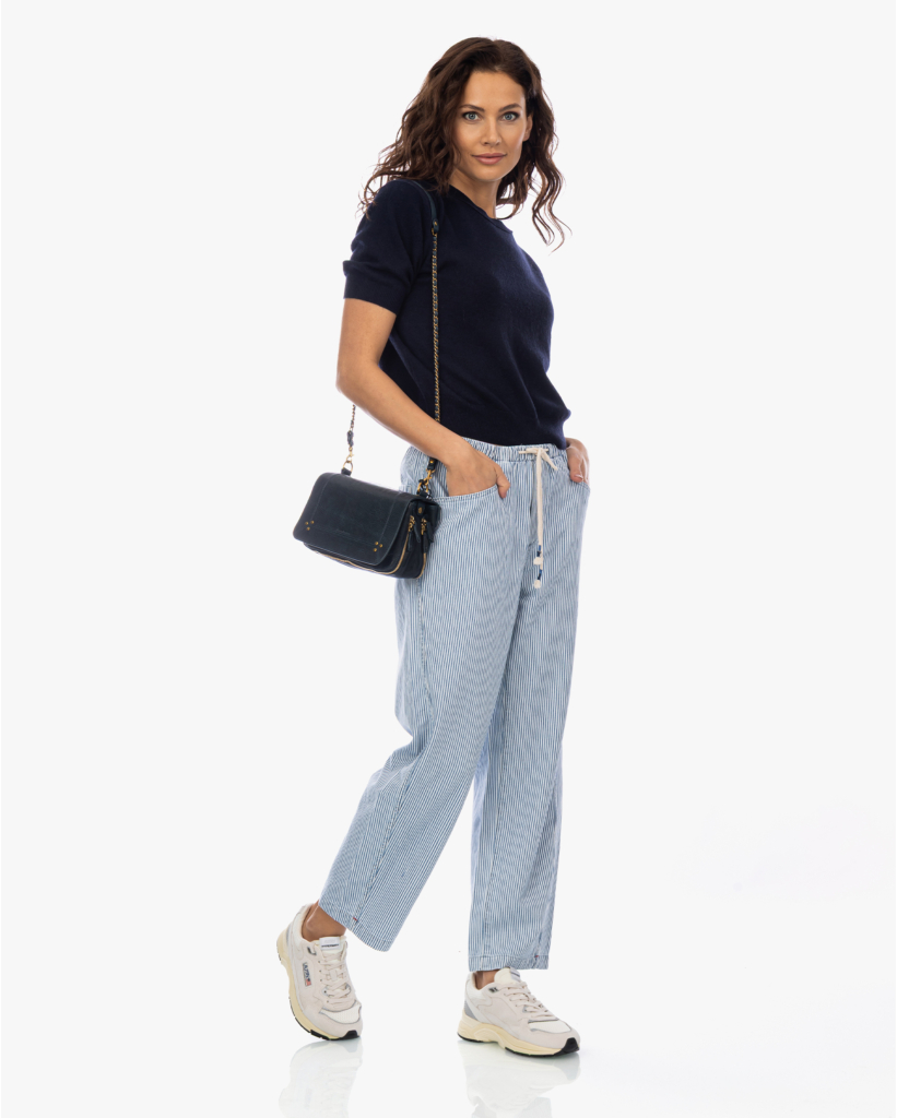 Baxter Gestreepte Pull-on Broek Blauw