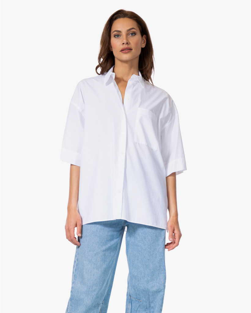 Velmira Katoenen Blouse Wit 