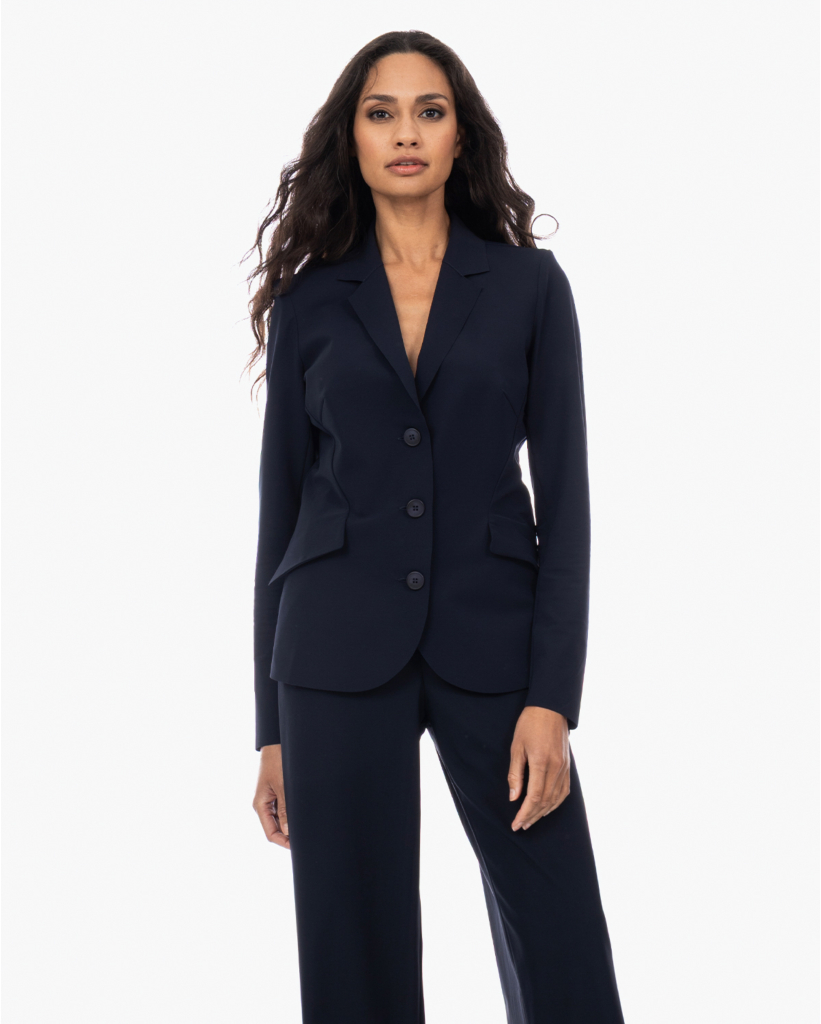 Danno Travel Jersey Blazer Zwartblauw