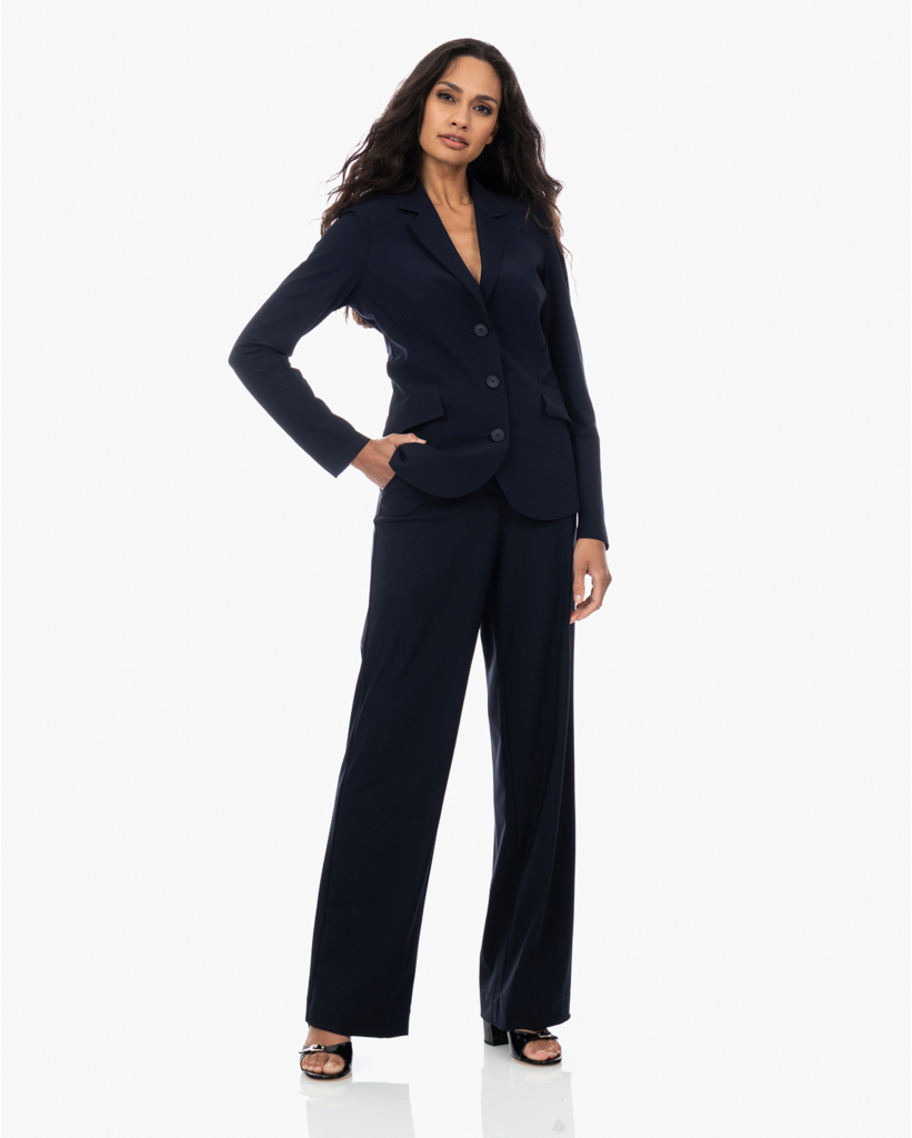 Danno Travel Jersey Blazer Zwartblauw