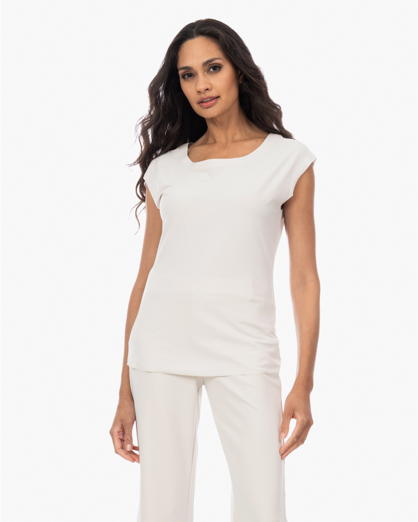 Fuuki Travel Jersey Top Linen